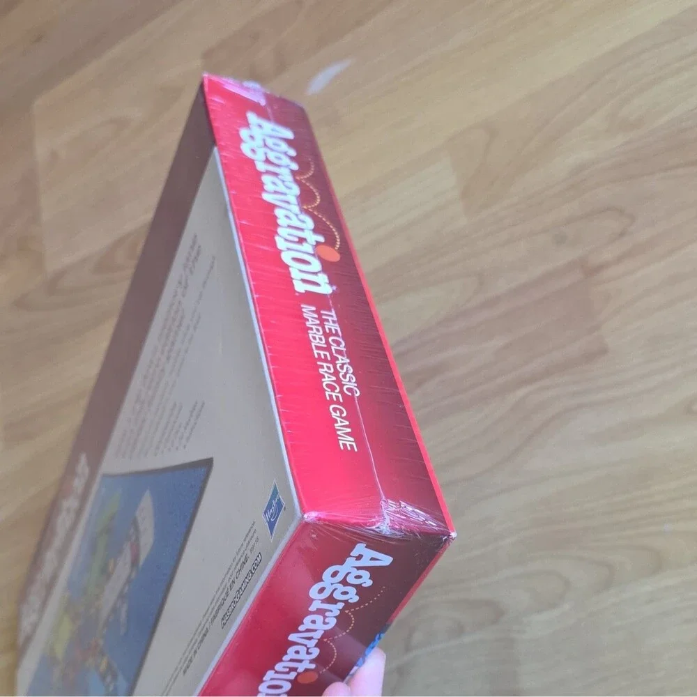 New Hasbro Gaming Aggravation Retro Series Marble Race Board Game Sealed